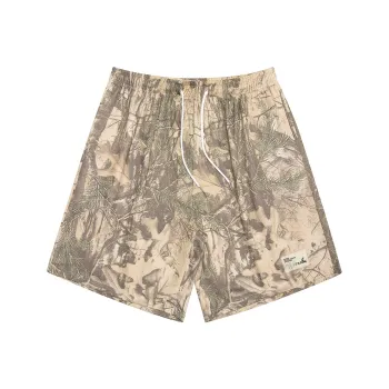 WSRX Casual Shorts Unisex Antumn Leaves Yellow