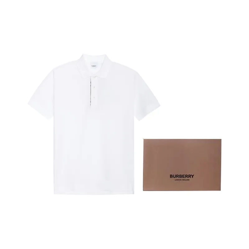 Burberry Monogram Motif Cotton Pique Polo-8