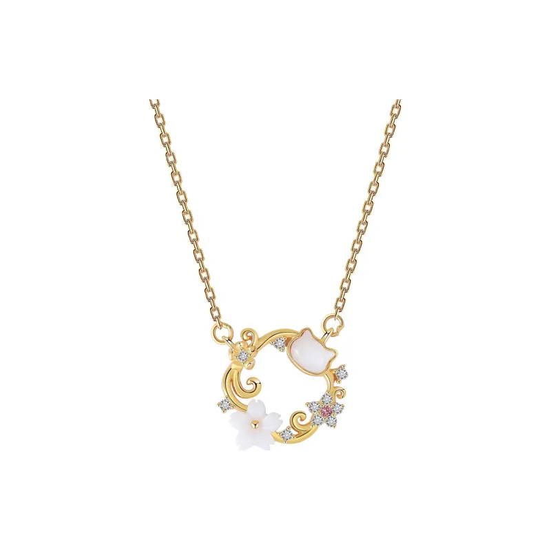 Treasure Love S925 Silver Necklaces Women's-0