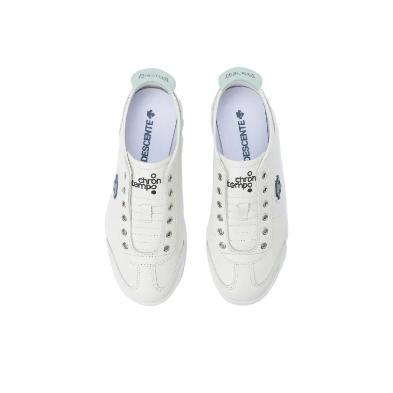 DESCENTE Crontempo Anti Slip Wear Resistant Low Top Casual Shoes Unisex Beige-3