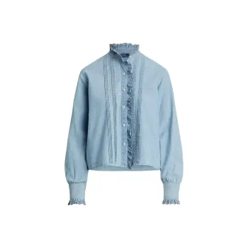 Polo Ralph Lauren SS25 Shirt Women's Blue
