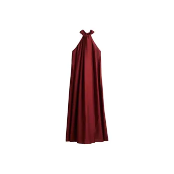 H&M Sleeveless Dresses Women's Deep Red