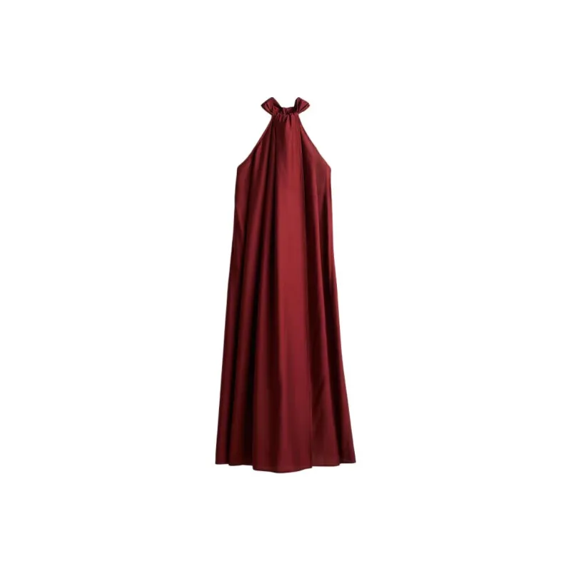 H&M Sleeveless Dresses Women's Deep Red-0