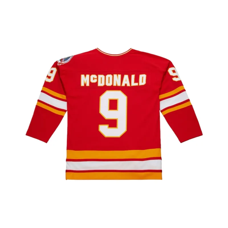 Mitchell Ness Calgary Flames 1988/89 Theo Fleury Power Play Jersey-1