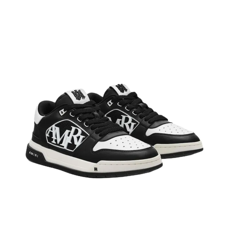 AMIRI Low Top Skateboard Shoes Men's Black-1