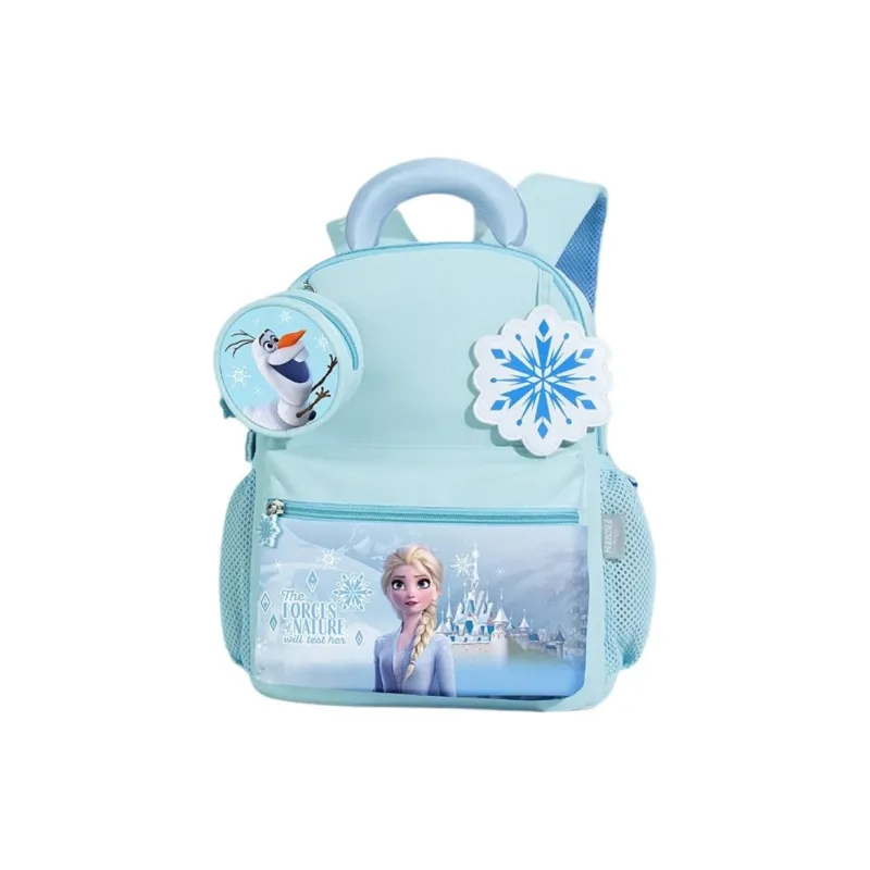 MESUCA Disney, Collaboration Polyester Backpack Medium Size Kids' Purple Icy Snow/Blue Icy Snow/Blue Red Spider Man-1