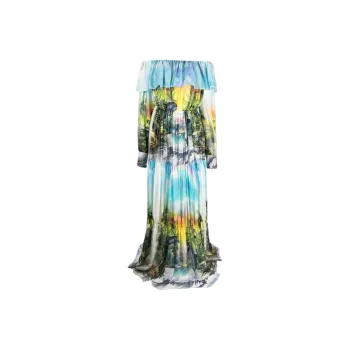 PHILIPP PLEIN Long Sleeved Dresses Women's Blue