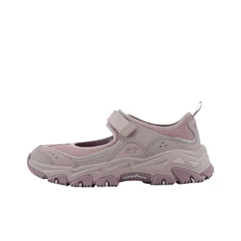Skechers DLITES Low Top Casual Shoes Women's Dusty Pink