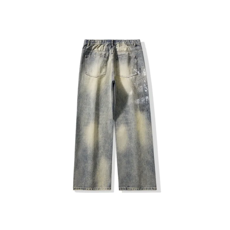 YK&YB Jeans Unisex Vintage Blue-1