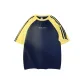 Navy Blue & Yellow Sleeves