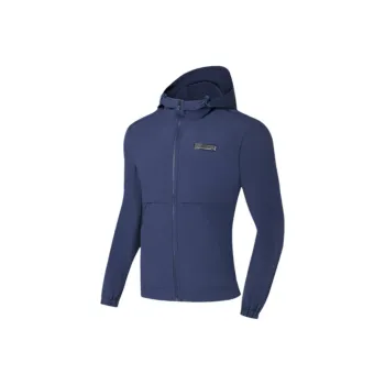 LiNing Sports Life Collection Trench Coat Men's Twilight Indigo