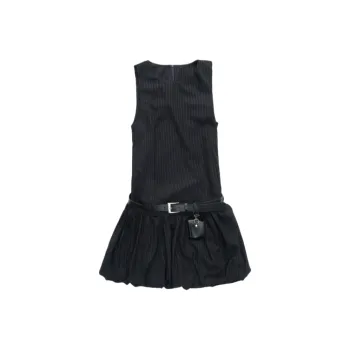 ZXZA Sleeveless Dresses Women's Navy Blue