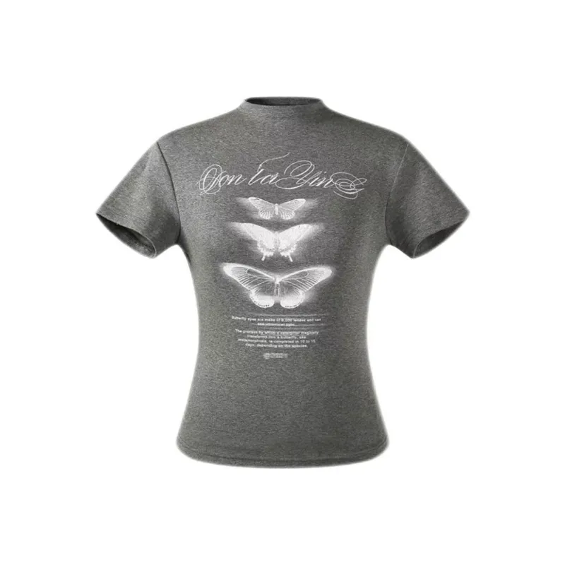 EMDPN T Shirts Women's Gray-0