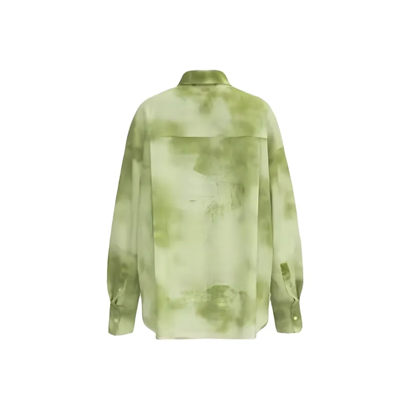 URBAN REVIVO Shirts Women's Grass Green-1