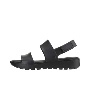 Skechers ARCH FIT FOOTSTEPS One Strap Sandals Women's Black