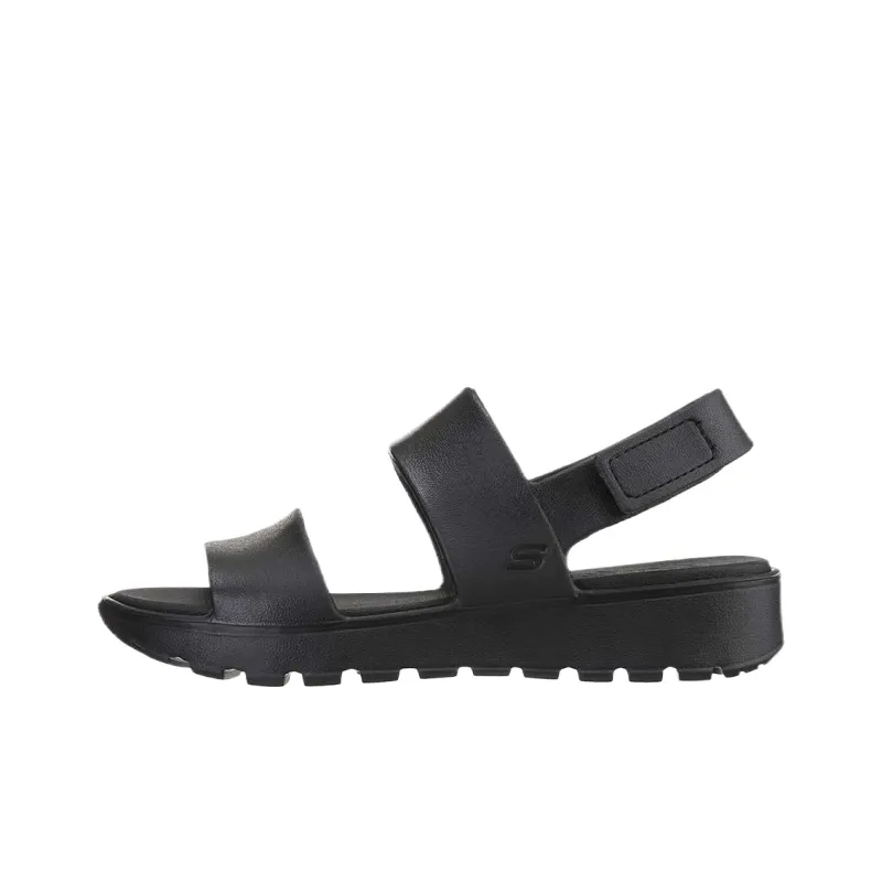 Skechers ARCH FIT FOOTSTEPS One Strap Sandals Women's Black-0