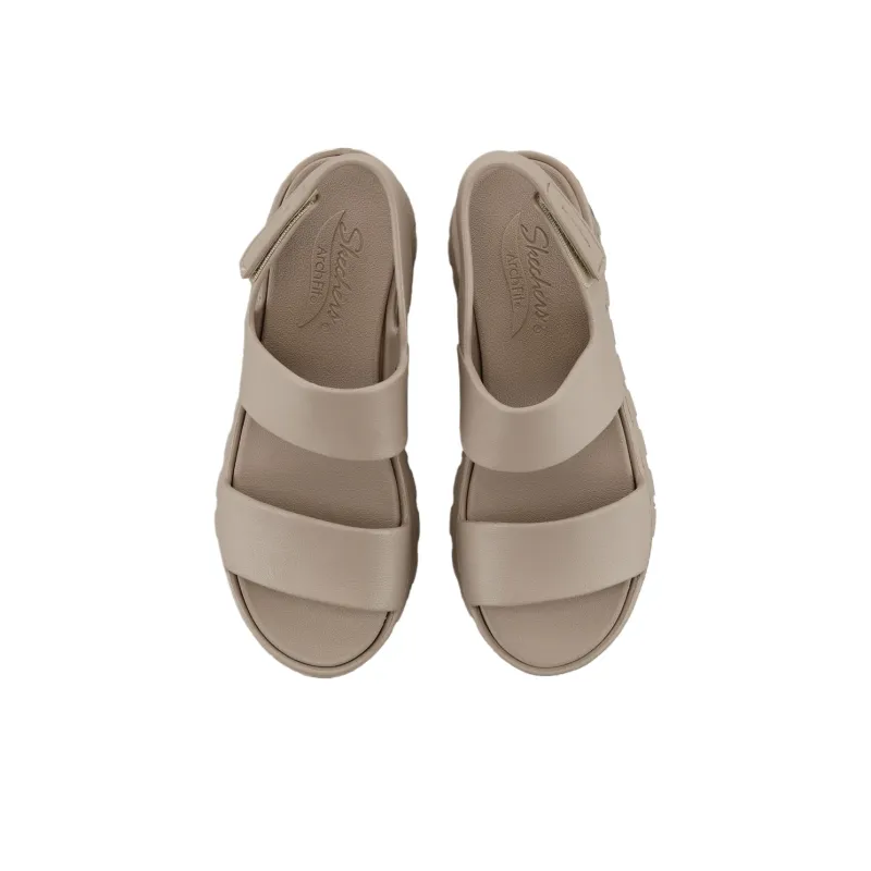 Skechers ARCH FIT FOOTSTEPS One Strap Sandals Women's Brown-4