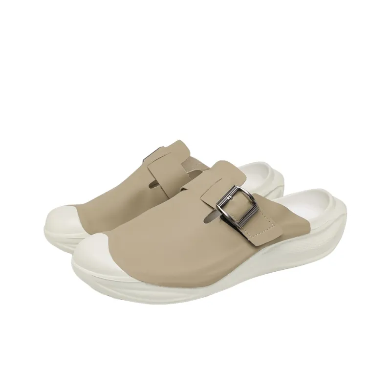 ROBINHOOD Cut Out Odor Resistant Abrasion Resistant Slip Resistant Antibacterial Closed Toe Slippers Men's Box Included-8