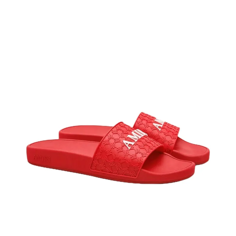 AMIRI Slide Slippers Men Red-2
