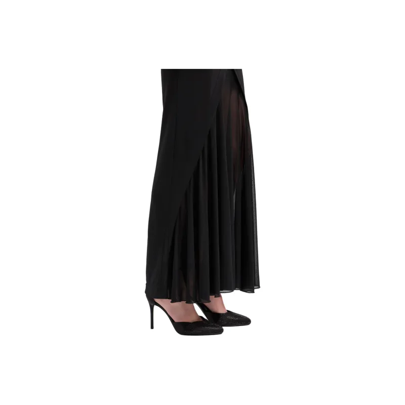 GIORGIO ARMANI Viscose Jersey Interlock Long Dress-5
