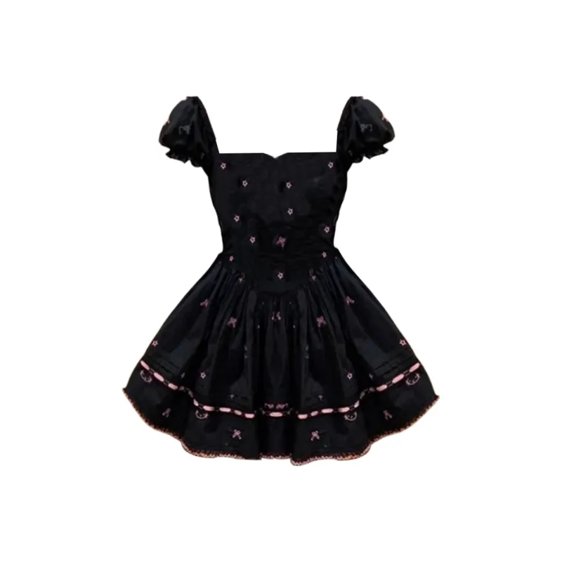 Peaches Peaches Short Sleeved Dress Women's-1