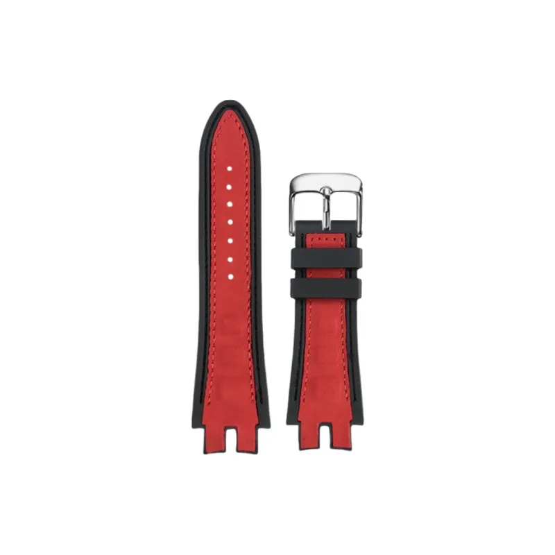 Craftsman Roger Dubuis Compatibility Watch Band Cow Leather, Silicone Material-7