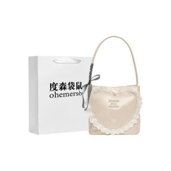 Dusen Kangaroo PU Shoulder Bag Women's Multicolor