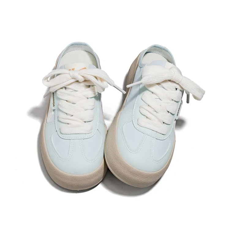 Warrior Low Top Canvas Shoes Women's Navy Blue/Beige-3