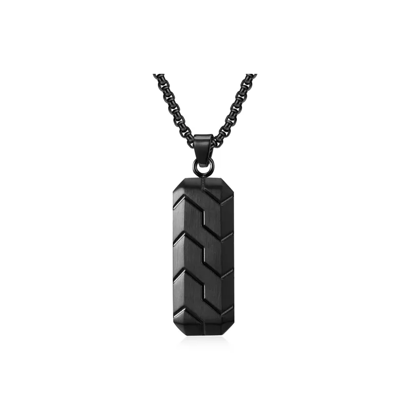 CHRROTA Titanium Steel Necklaces Men's-0