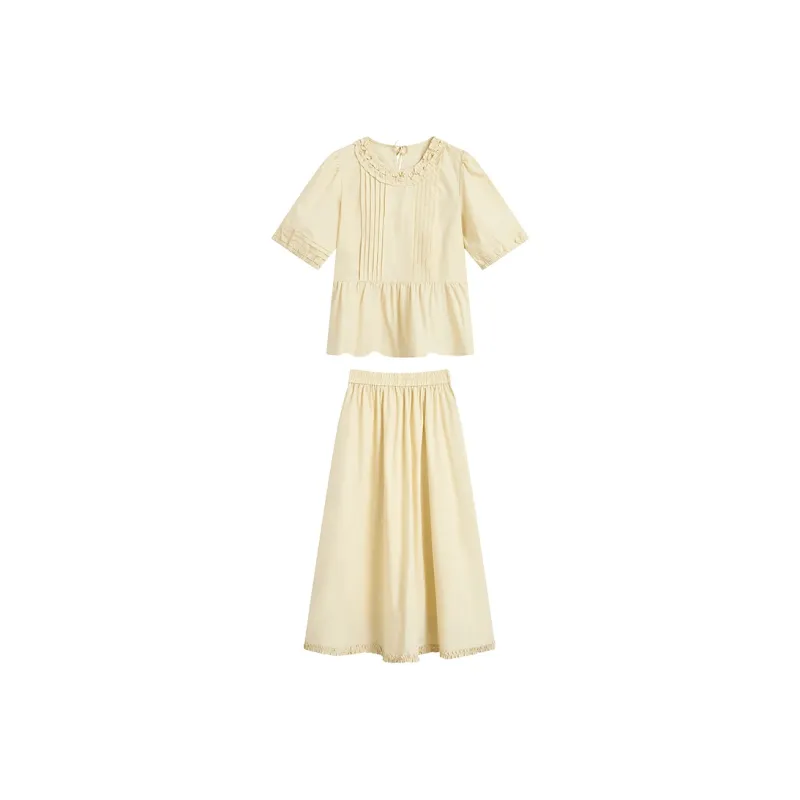 ZIHAN Two Piece Skirt Sets Women's-3