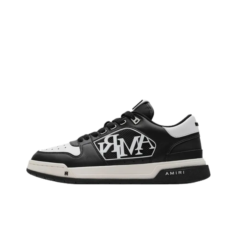 AMIRI Low Top Skateboard Shoes Men's Black-0