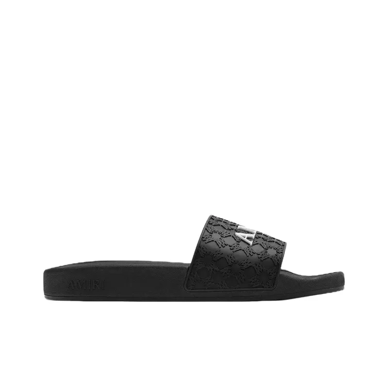 AMIRI Slip Resistant Slide Slippers Men's Black-1