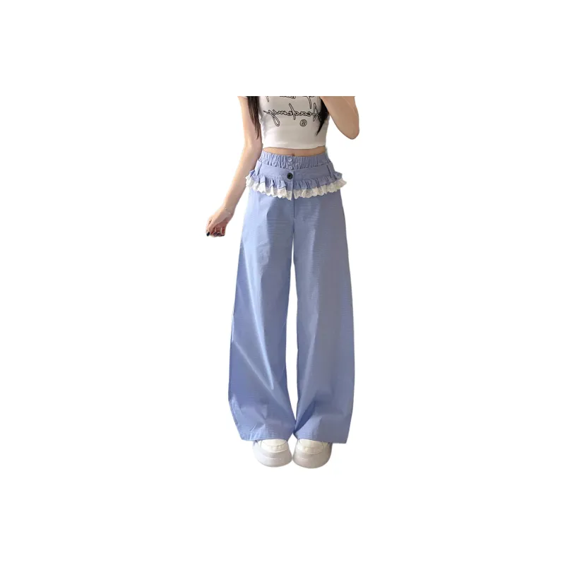 GOSO Casual Pants Women's Light Blue-0