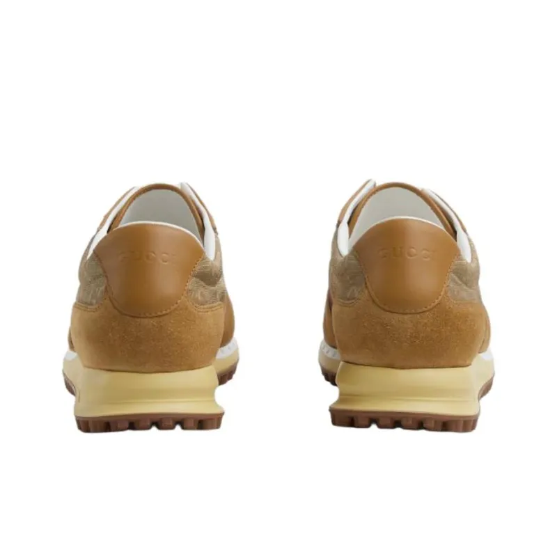 GUCCI Re Motion Low Top Casual Shoes Men's Brown-4