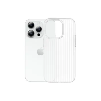 HUINIAN Matte Material Ultra Thin Semi Transparent Phone Cases Compatibility With Apple 15 Pro Minimalist