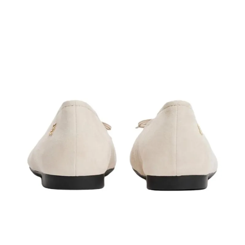 Tommy Hilfiger TH Monogram Casual Single Shoes Women's Beige-4