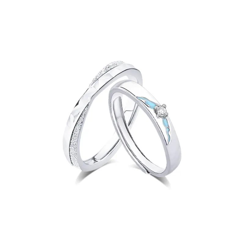 KUMET Sterling Silver Rings Unisex-0