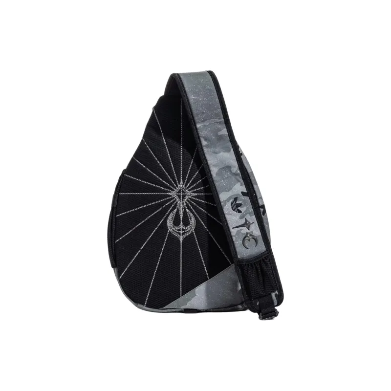 Adidas Lifestyle Polyester Sling Bag Men's Ink Black-1