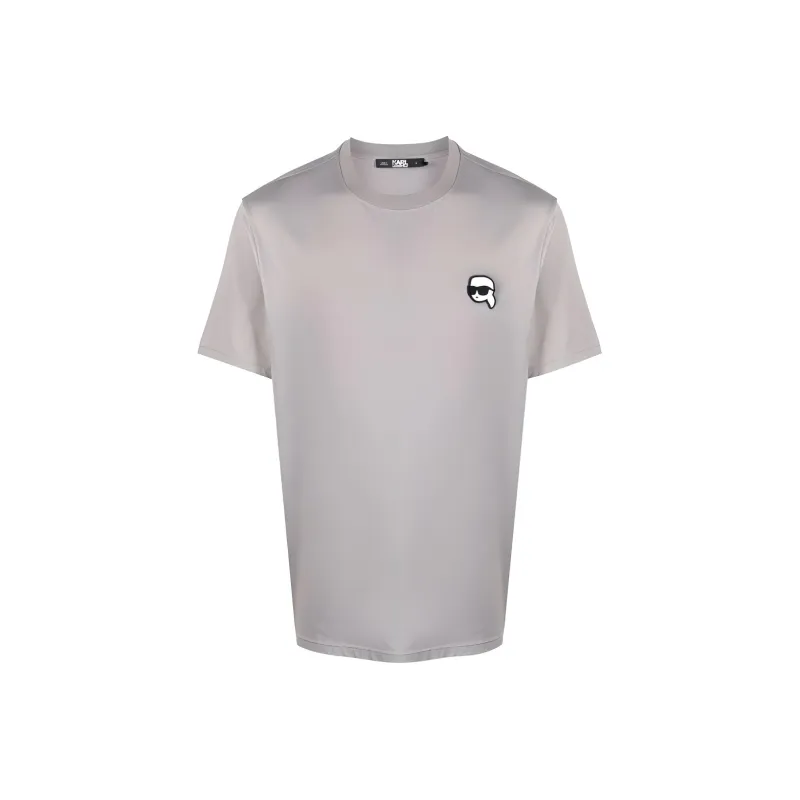 KARL LAGERFELD Ikonik 2.0 Logo-patch T-shirt-0