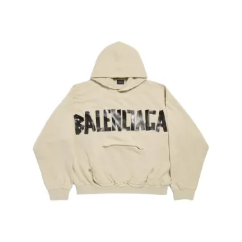 Balenciaga Sweatshirt Regular Fit Unisex Beige