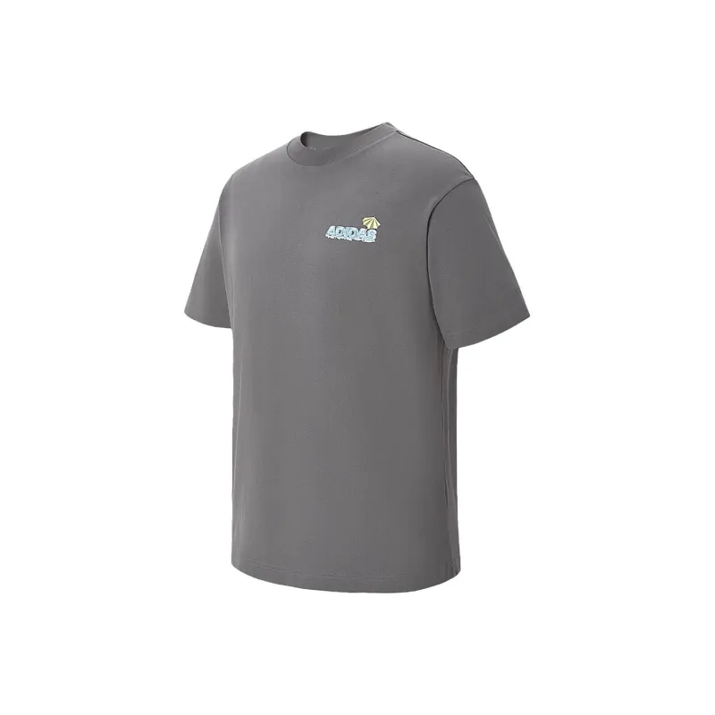 Adidas T Shirts Unisex Gray-0