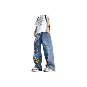 FA2LO Jeans Unisex Blue