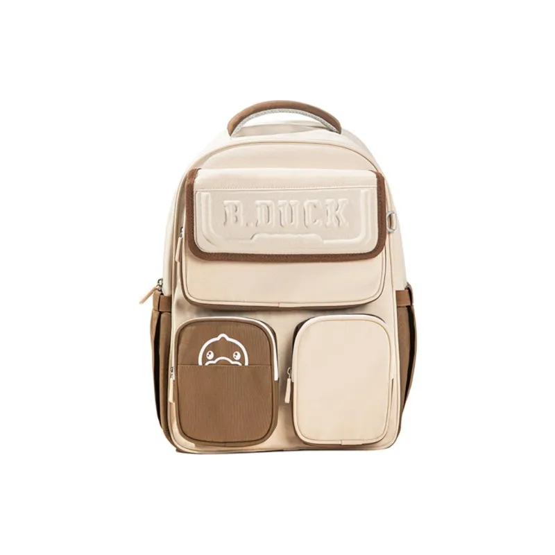 B.Duck Composite Cloth Student Bag Kids' Black/Ecru-3