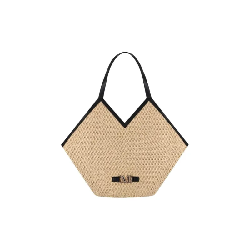 MaxMara Polyethylene Handbag Women's Beige-0
