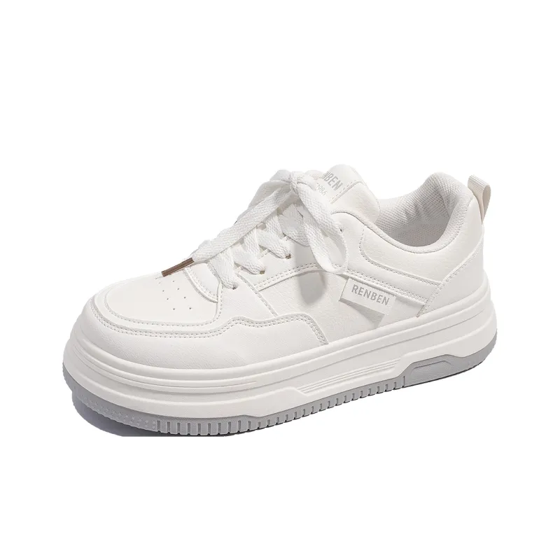 RENBEN Lightweight, Slip Resistant, And Abrasion Resistant Low Top Skateboard Shoes Women's-1