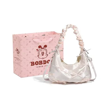 BOBDOG Fabric Cloud Bag, Shoulder Bag, Crossbody Bag, Handbag Tubas Women's Pink