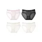 B Set: White+White+Black+Light Pink