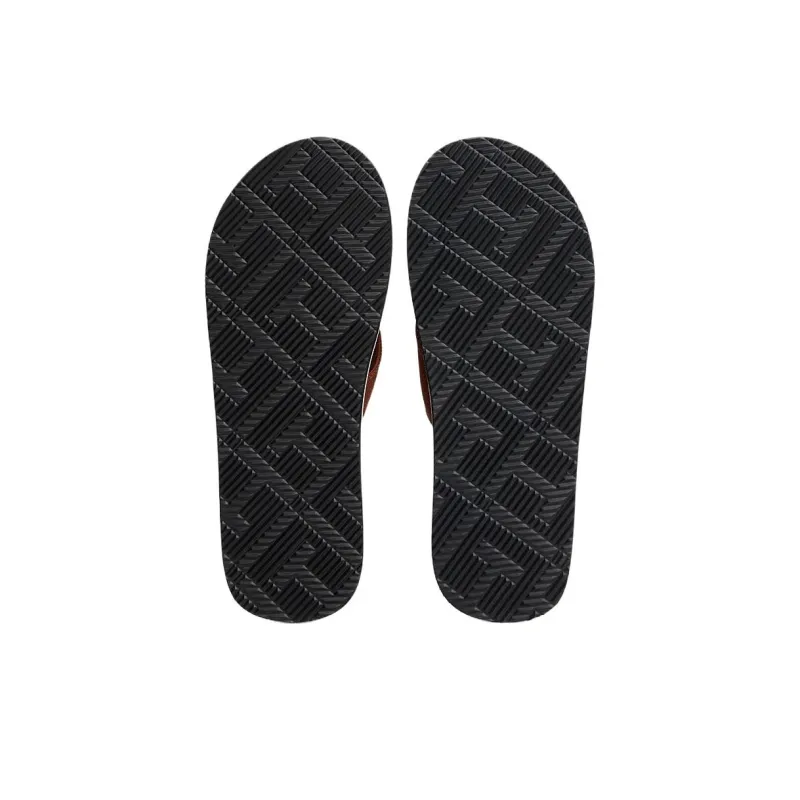 Tommy Hilfiger EVA Abrasion Resistant Flip Flops Men's Brown-5