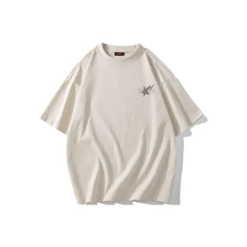 TONYKRZ T Shirts Unisex Light Beige Apricot