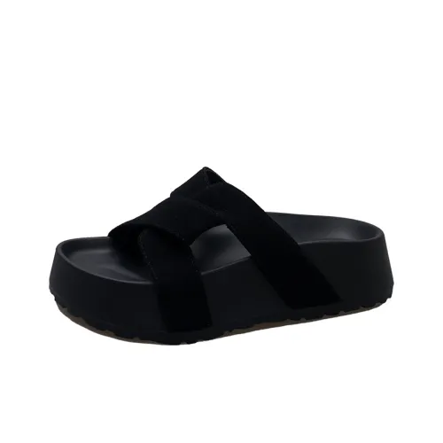 Betu Rubber Sole Slip Resistant Abrasion Resistant Quick Dry Slide Slippers Women's
